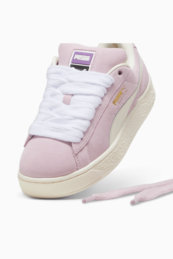 Suede XL Sneakers Unisex, Grape Mist-Warm White, extralarge