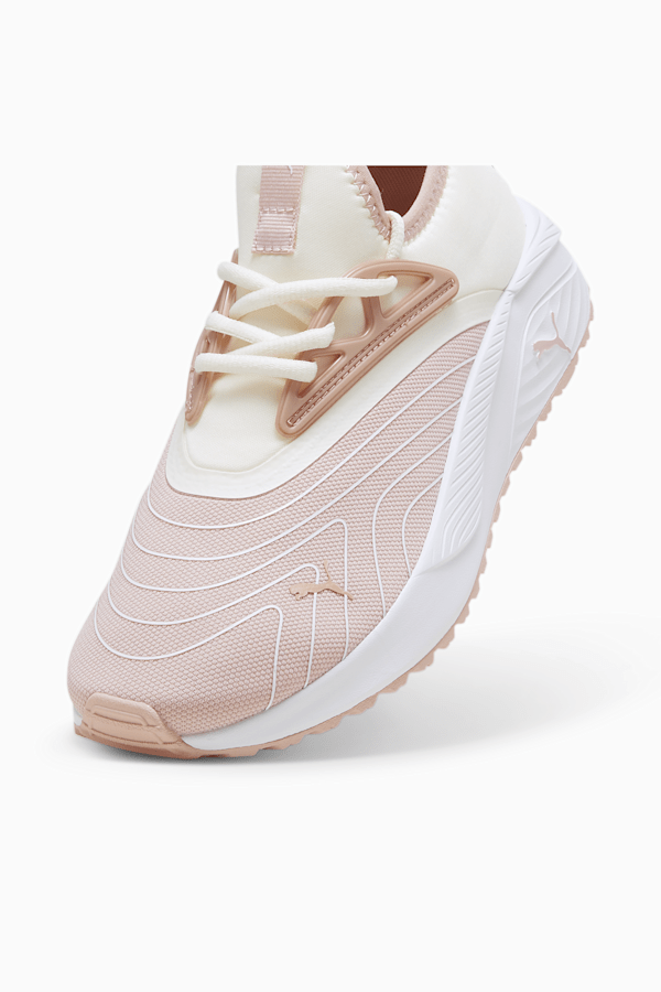 Pacer Beauty Women's Sneakers, Rose Quartz-Frosted Ivory-Rose Gold, extralarge