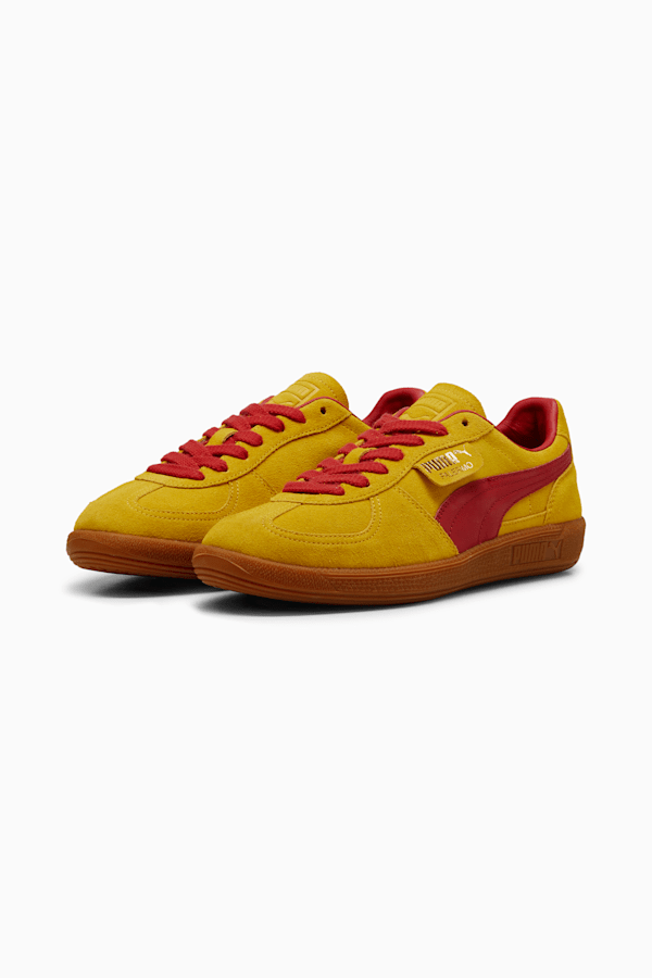 Brown and discount white puma shoes