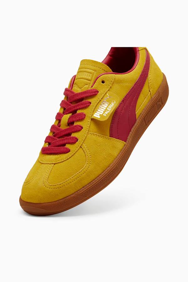Yellow and red sneakers online