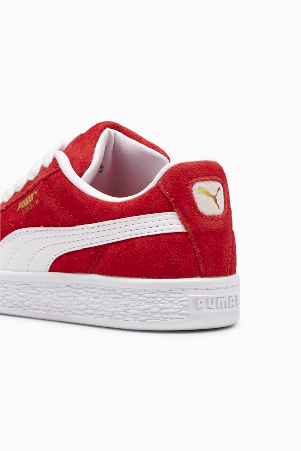 Suede XL Kids' Sneakers, For All Time Red-PUMA White, extralarge-GBR
