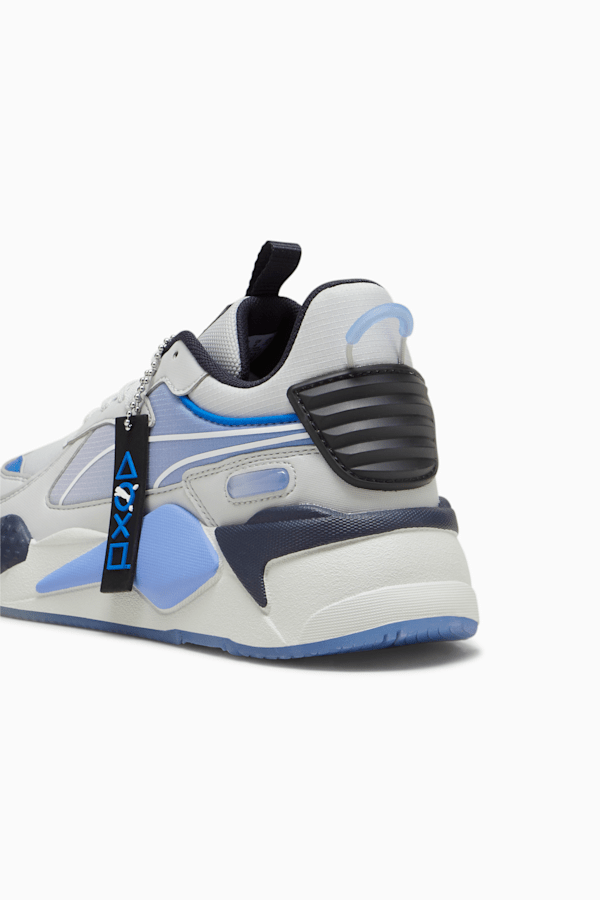 PUMA x PLAYSTATION RS-X Youth Sneakers, Glacial Gray-Blue Skies, extralarge