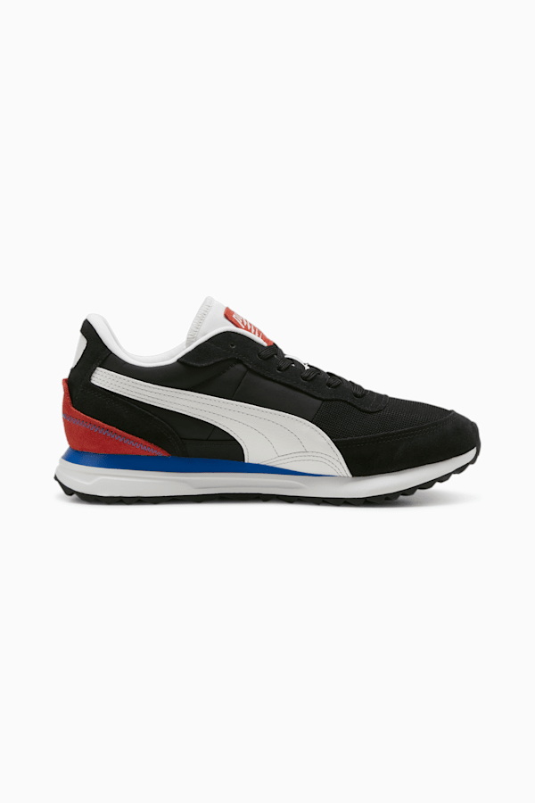 Road Rider Suede Sneakers, PUMA Black-PUMA White, extralarge-GBR