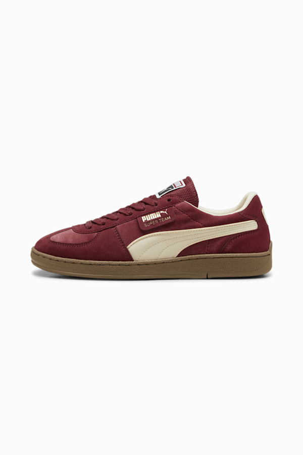 Super Team Velvet Sneakers, Team Regal Red-Sugared Almond-Chocolate Chip, extralarge