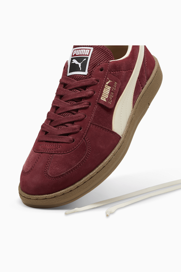 Super Team Velvet Sneakers, Team Regal Red-Sugared Almond-Chocolate Chip, extralarge