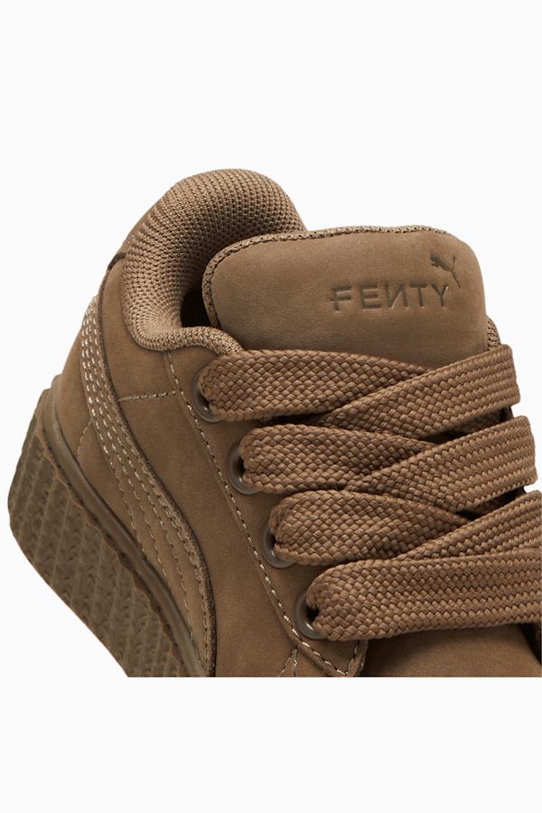 FENTY x PUMA Creeper Phatty Earth Tone Sneakers Toddler, Totally Taupe-PUMA Gold-Warm White, extralarge