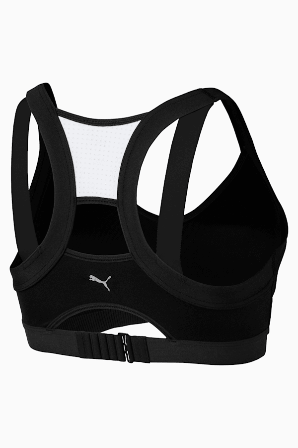 Puma Women Density Bra H Sports Bra - Black-Puma White, 38-AB