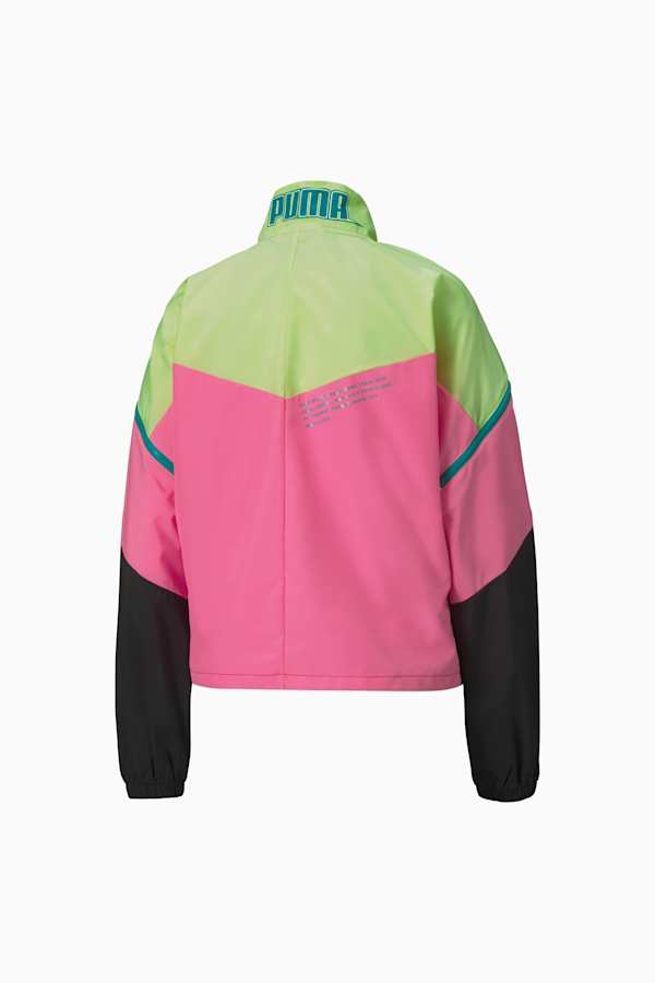 Pink puma windbreaker sales
