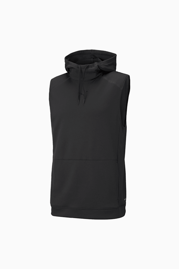 MP Men's Dynamic Training Sleeveless Hoodie - Washed Black