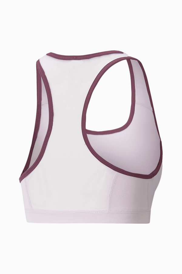 Soutien-gorge d’entraînement pour femme intensité moyenne 4Keeps, Lavender Fog-Grape Wine-PUMA, extralarge