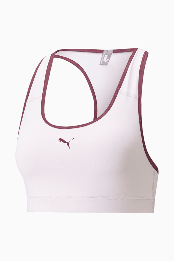 Soutien-gorge d’entraînement pour femme intensité moyenne 4Keeps, Lavender Fog-Grape Wine-PUMA, extralarge