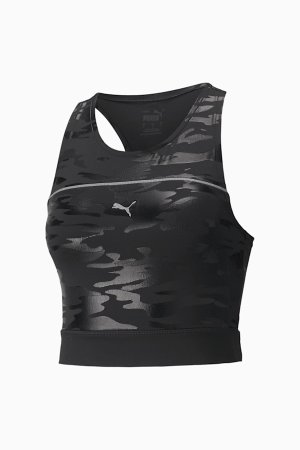 Ultraspun Women's Running Crop Tank Top, PUMA Black