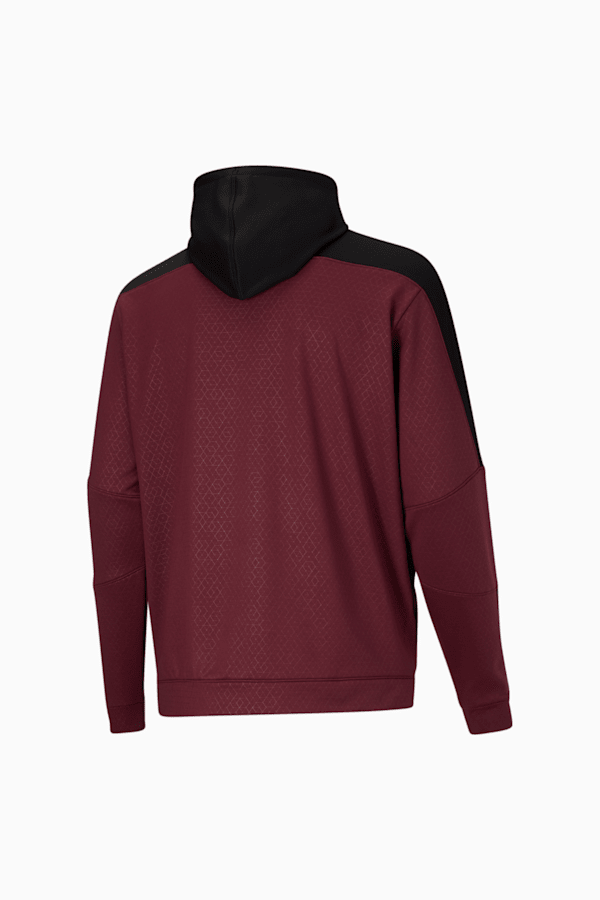 Train Activate Men's Hoodie BT, Burgundy-Puma Black, extralarge