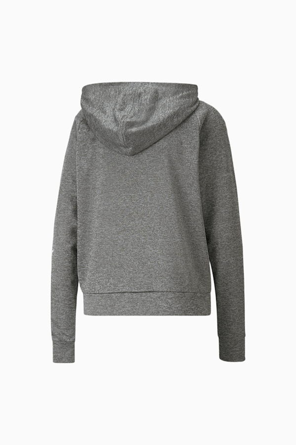 Fit Tech Knitted Full-Zip Women's Training Jacket, Medium Gray Heather, extralarge