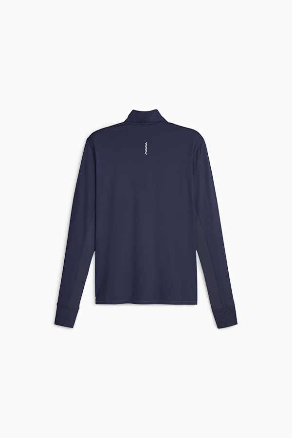 Run Favorite Men's Quarter-Zip Running Top, PUMA Navy, extralarge