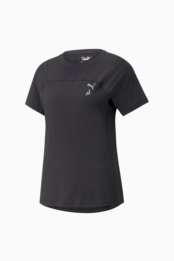 SEASONS Women's coolCELL Trail Running Tee, PUMA Black, extralarge