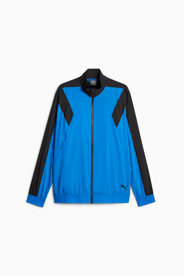 Puma black full 2025 sleeve woven jacket