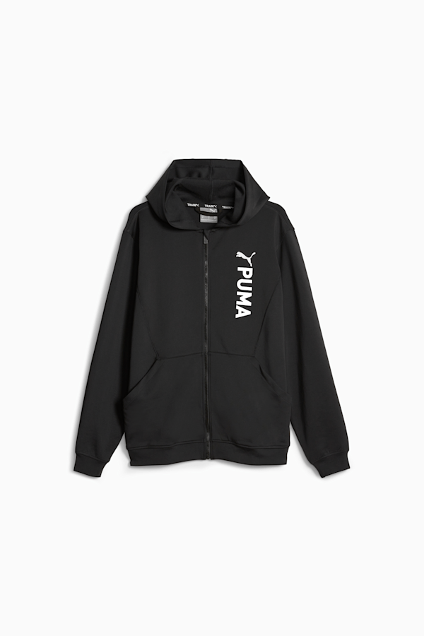 Fleece-Knit Zip Hoodie