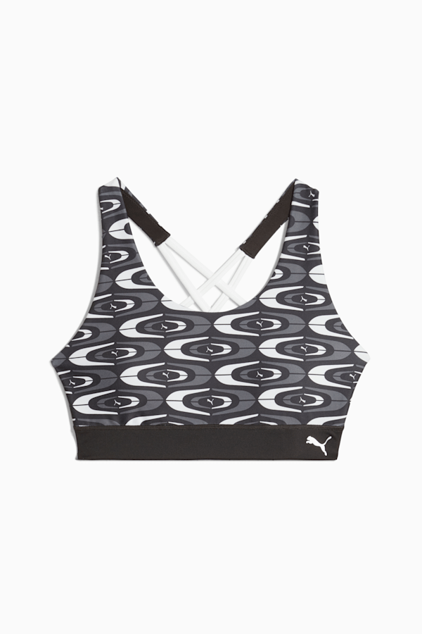 Soutien-gorge d'entraînement à bretelles RETRO GLAM Femme, PUMA Black, extralarge