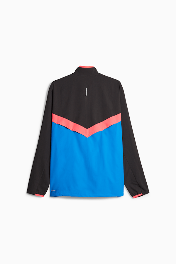 Nike black pink on sale and blue jacket