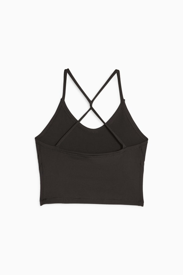 WOMEN'S TRACK CROPPED TOP, Performance Black