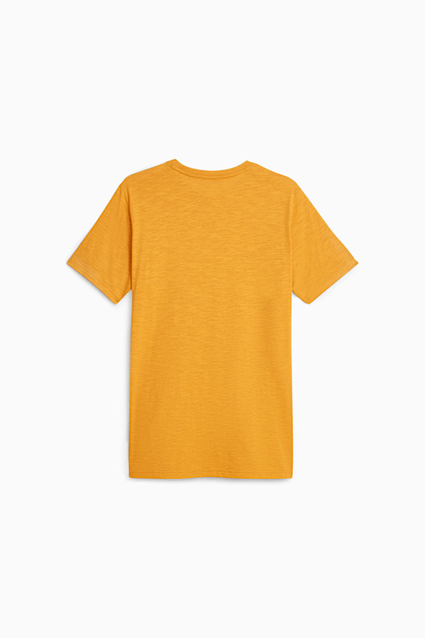 Men's Training Running Tee, Amber, extralarge