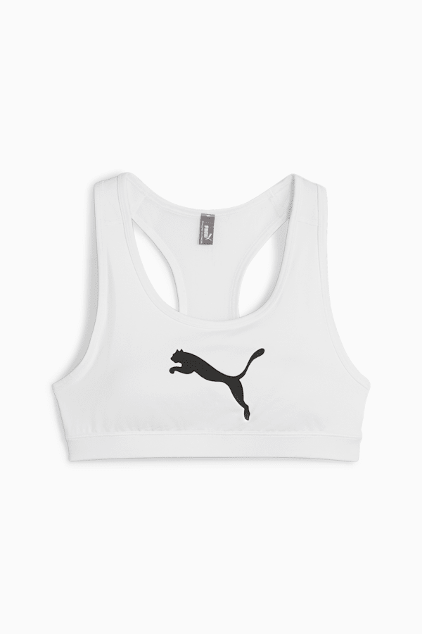 4KEEPS Training Bra, PUMA White-Big Black Cat, extralarge-GBR