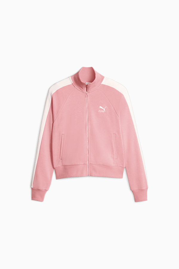 Iconic T7 Women's Track Jacket, Peach Smoothie, extralarge