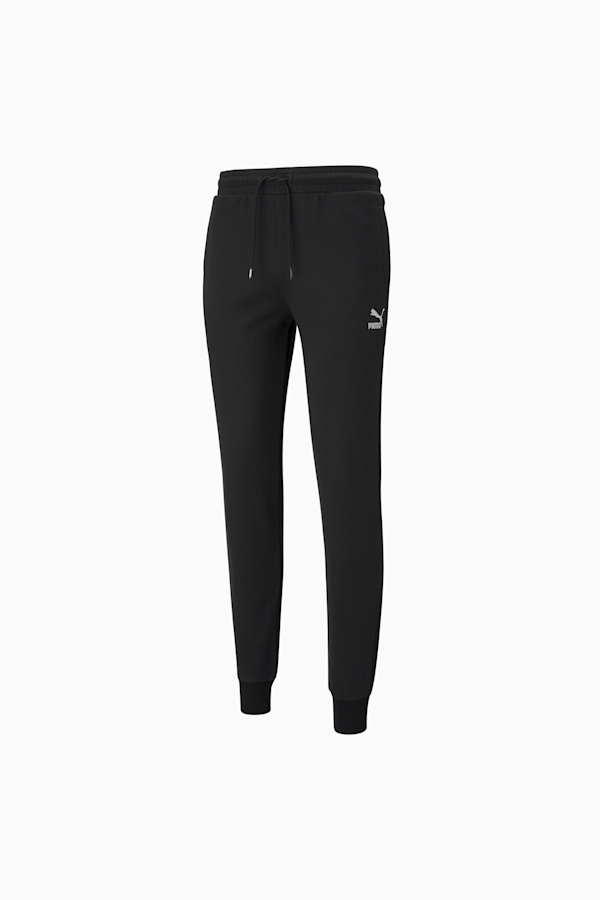 Slim Fit Sweatpants - Black with White – North Standard