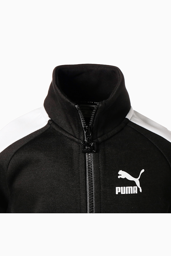 Iconic T7 Boys' Track Jacket, Puma Black-Puma White, extralarge