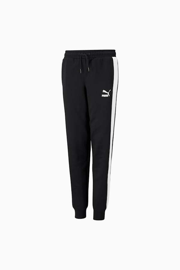 Iconic T7 Youth Track Pants, Puma Black, extralarge-GBR