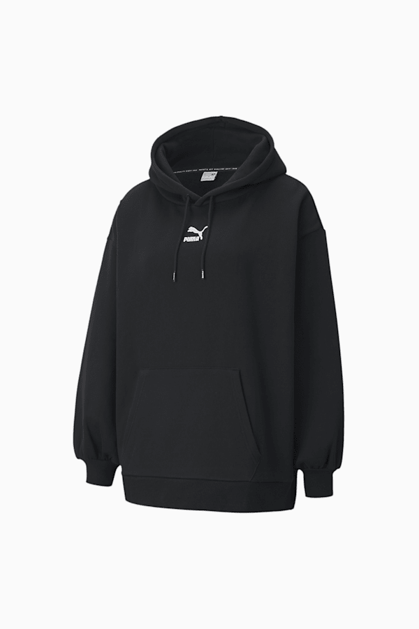 Classics Women's Oversized Hoodie, Cotton Black, extralarge