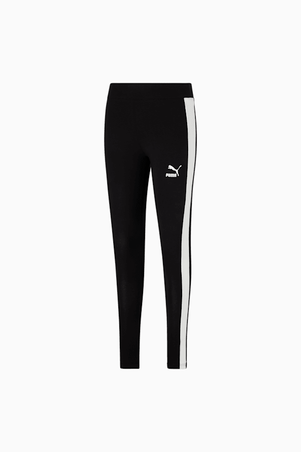 Puma LOGO LEGGINGS - Leggings - black 