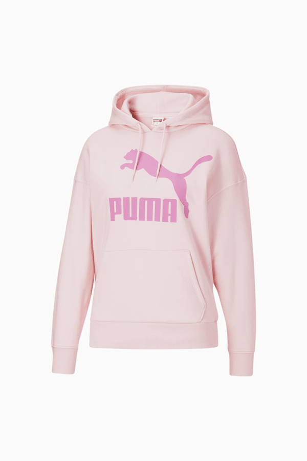 Puma hoodie womens pink best sale