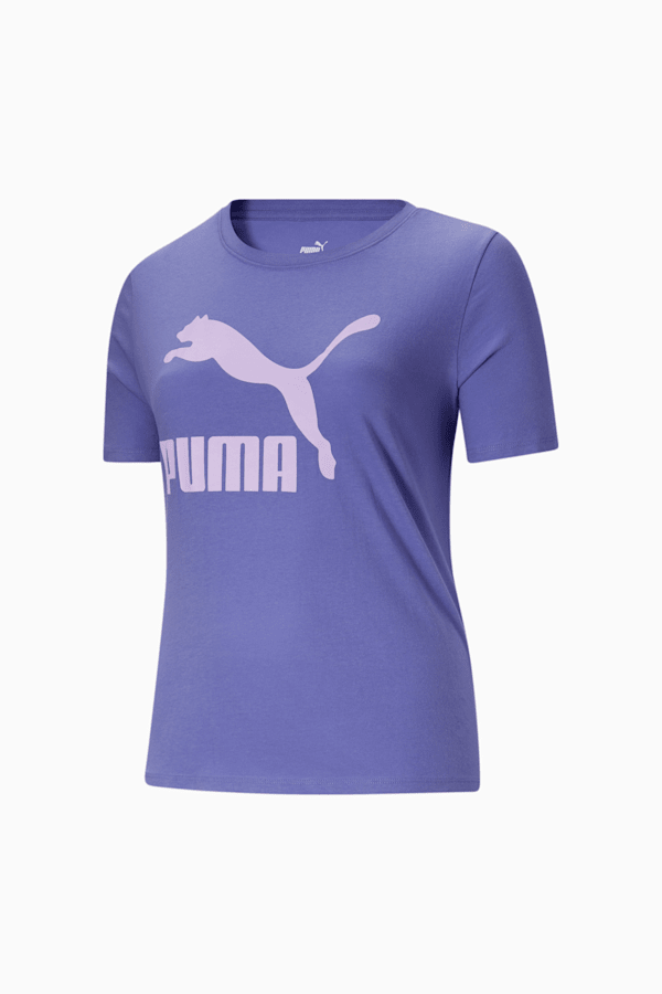 Classics Women's Logo Tee PL, Hazy Blue, extralarge