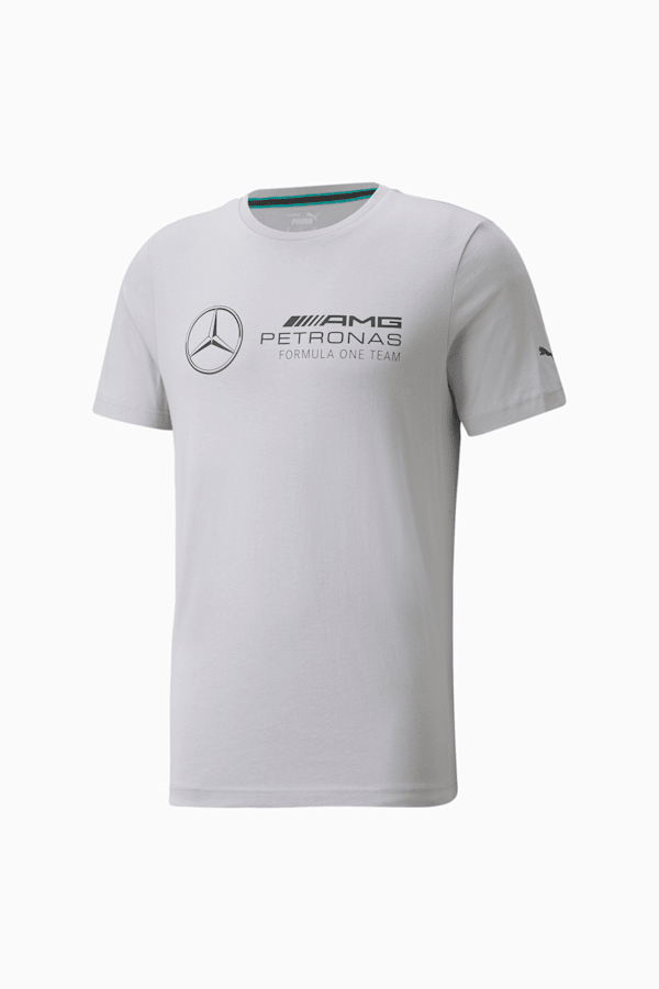 Mercedes F1 Logo Men's Tee, Mercedes Team Silver, extralarge