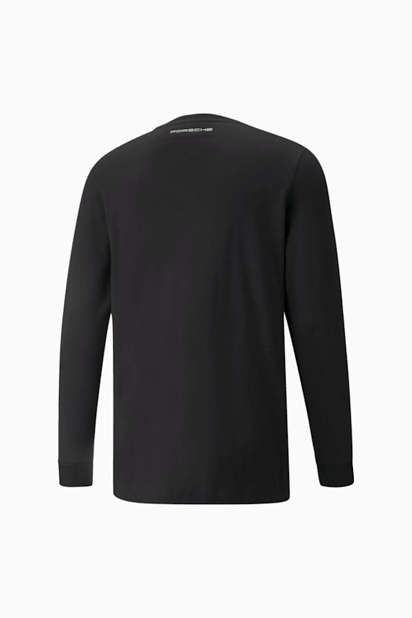 Porsche Legacy Statement Long Sleeve Men's Tee, Puma Black, extralarge