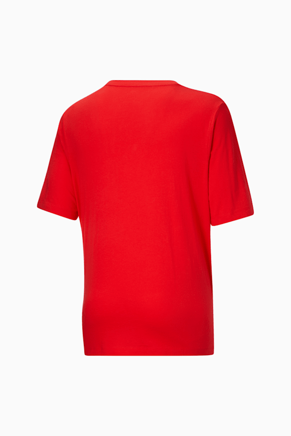 Classics Logo Men's Tee BT, High Risk Red-Puma White, extralarge
