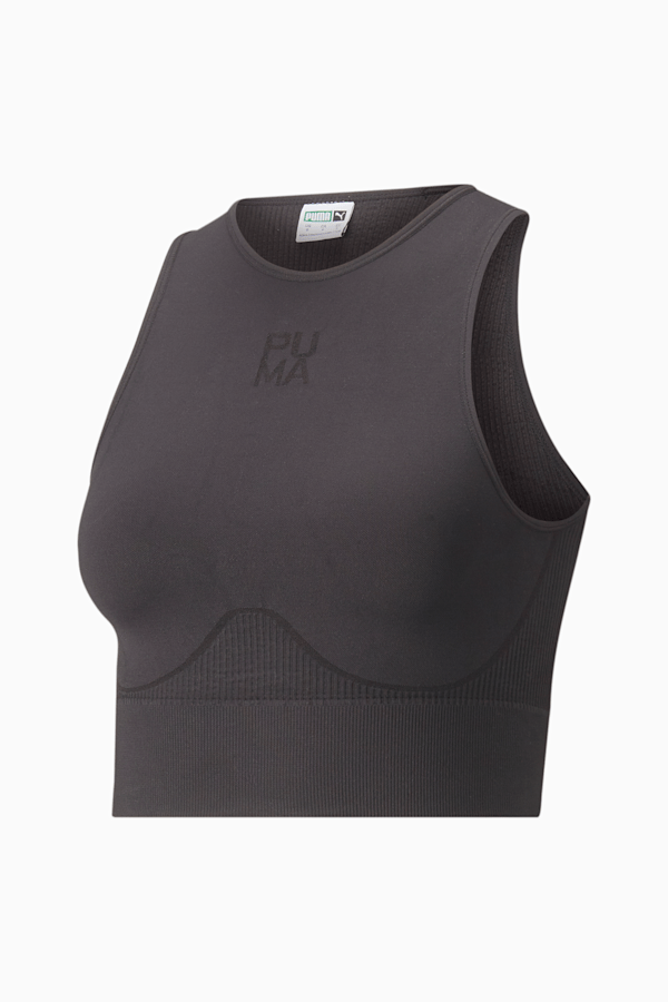 Infuse evoKNIT Cropped Women's Top, Puma Black, extralarge