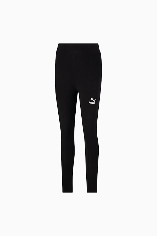 Black Monogram High Waisted Leggings