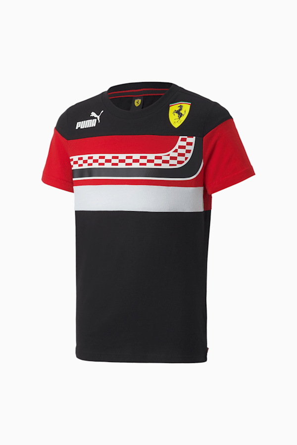 T-shirt sports motorisés Scuderia Ferrari Race SDS Jeunes, Puma Black, extralarge