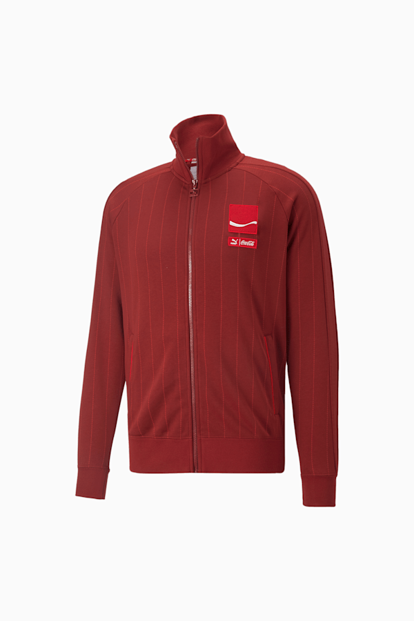 PUMA x COCA-COLA Men's T7 Track Jacket, Intense Red, extralarge