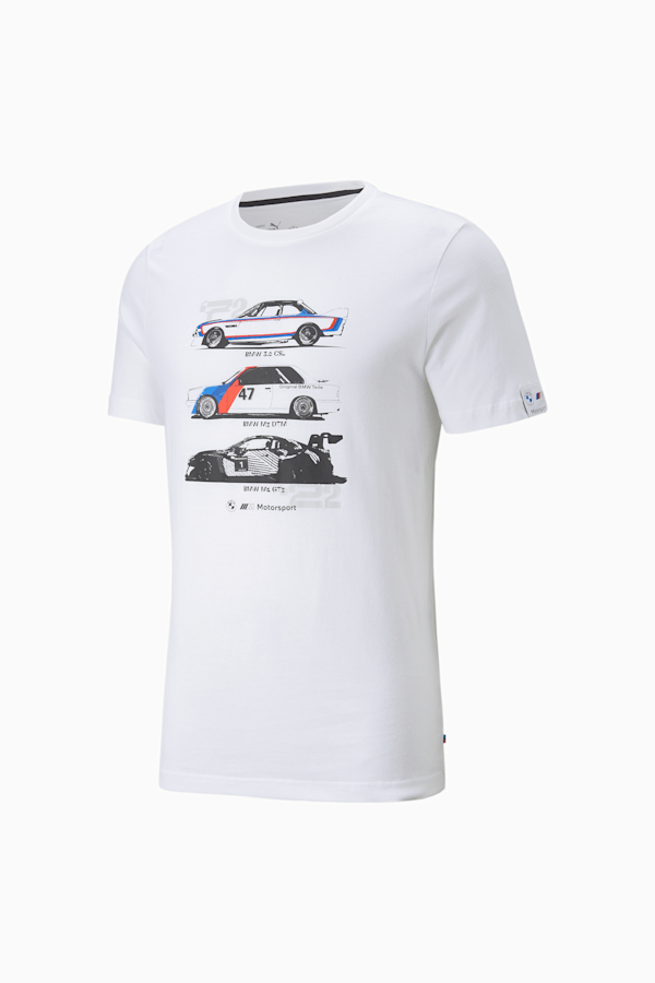 BMW M Motorsport Graphic Tee Men, Puma White, extralarge