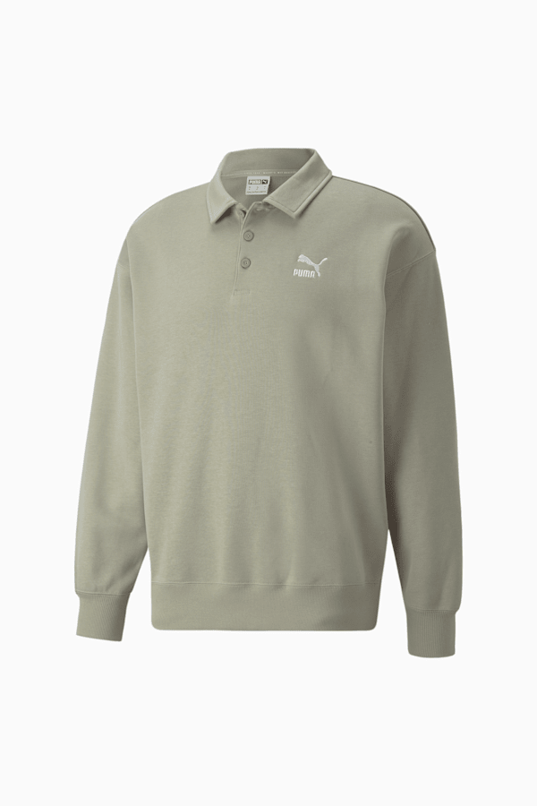 Classics Polo Sweatshirt Men, Pebble Gray, extralarge-GBR
