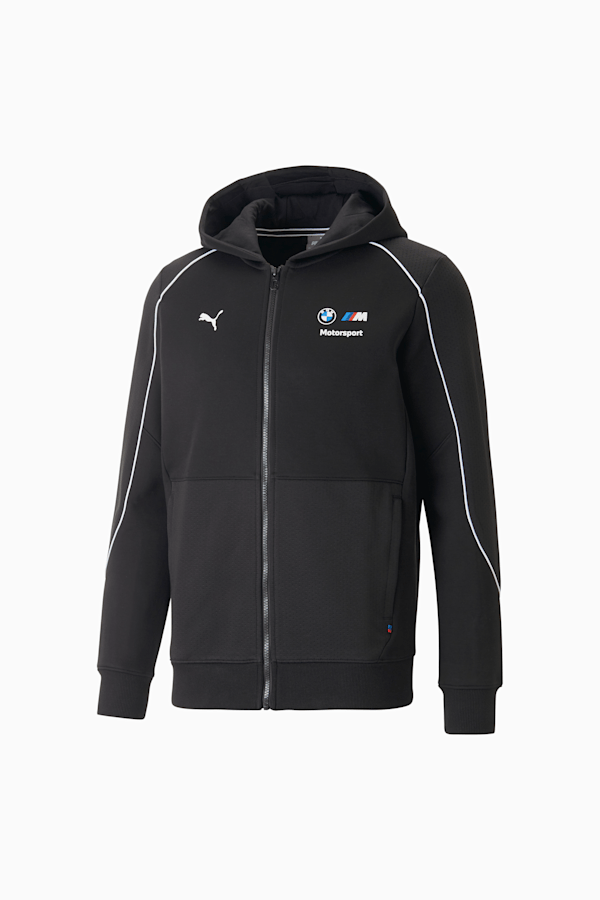 BMW M Motorsport Hooded Sweat Jacket Men, PUMA Black, extralarge