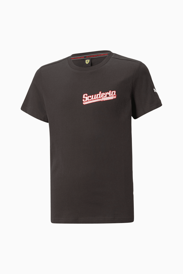 Scuderia Ferrari Race Big Kids' Graphic Tee, PUMA Black, extralarge