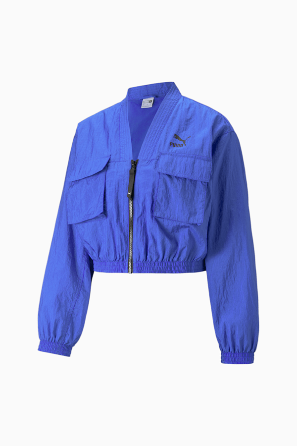Dare To Woven Jacket Women, Royal Sapphire, extralarge