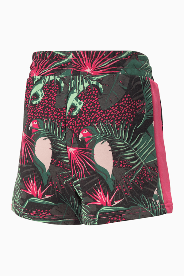 T7 Vacay Queen Big Kids' Printed Shorts, Glowing Pink, extralarge