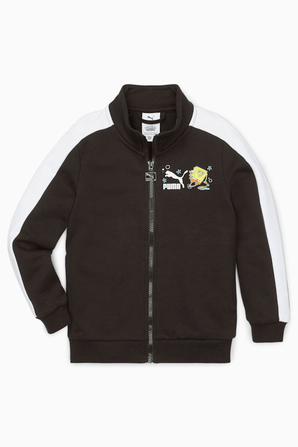 PUMA x SPONGEBOB T7 Kids' Jacket, PUMA Black, extralarge