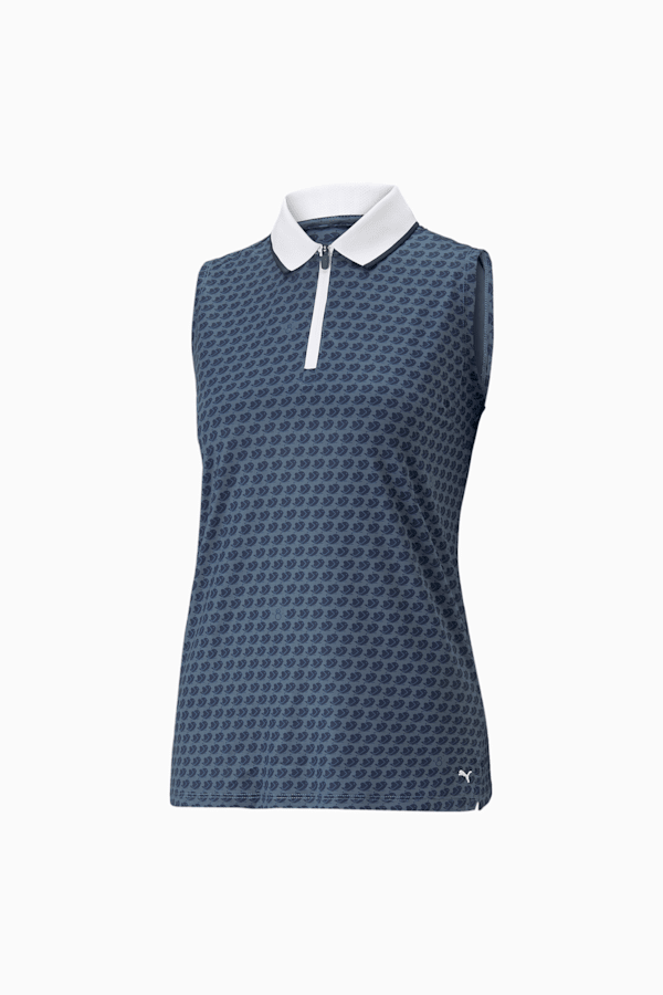Mattr Love/H8 SL Golf Polo Shirt Women, Bright White-Navy Blazer, extralarge-GBR